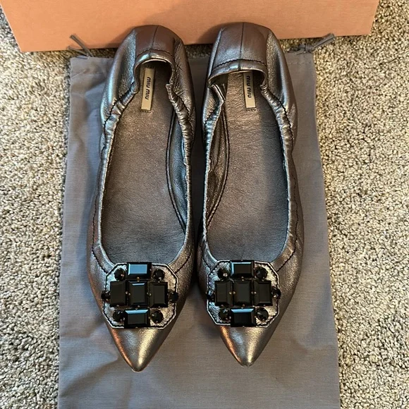 Leather flats - Picture 3 of 8